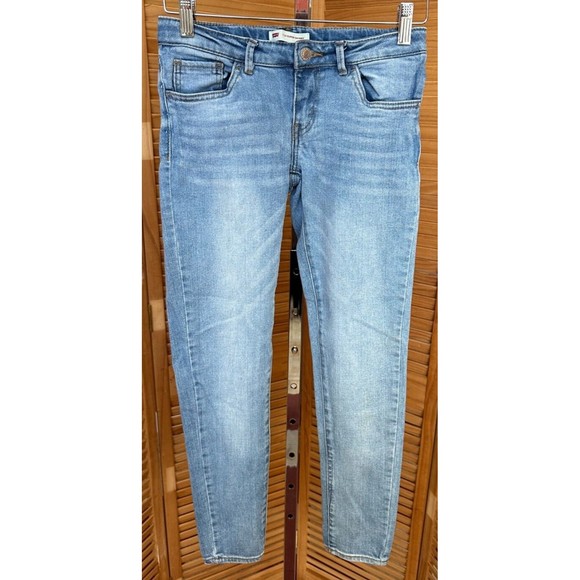 Levi's Other - Levi's 710 Super Skinny Girls Adjustable Waist Denim Blue Jeans Size 12 R